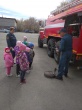 Малыши из детского сада в гостях у огнеборцев.